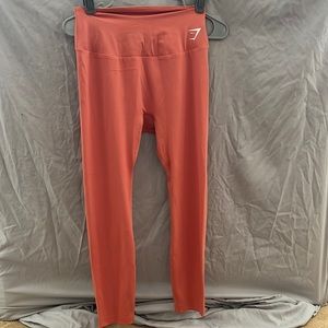 Gymshark training 7/8 leggings. Large. Light orange. NWT
